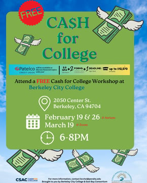 Berkeley -  Cash For College Workshop