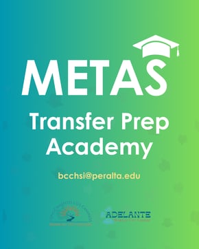 Berkeley -  METAS: Transfer Prep Academy - Transfer 101