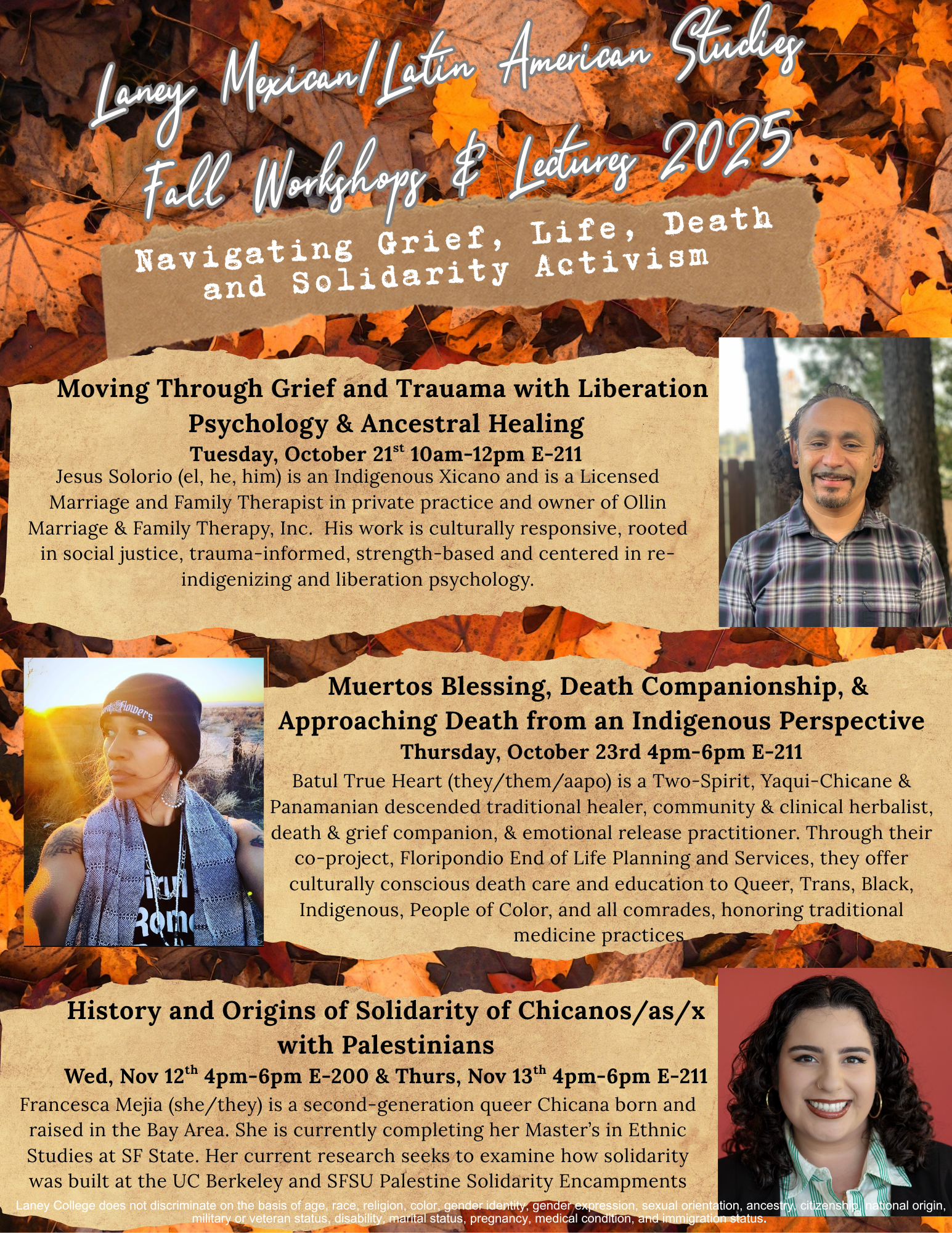 Laney 25 MLAT Fall 2025 Workshops and Lectures